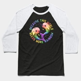 More Rainbow Narwhals Baseball T-Shirt